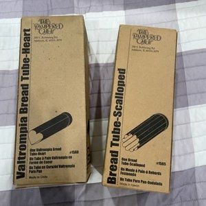 Pampered Chef Bread Tubes Heart and Flower